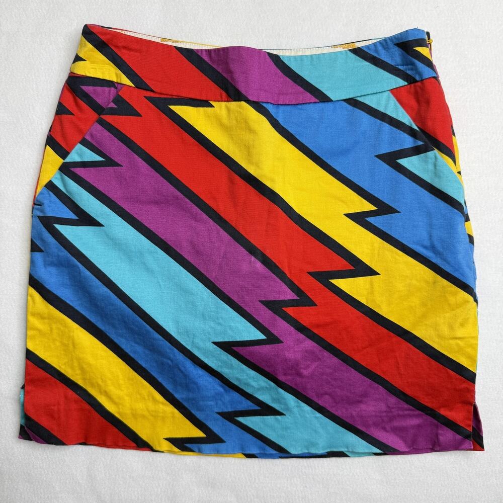 Loudmouth Skort 2 Retro Skirt Lightning Bolt Golf Built-In Shorts Athletic